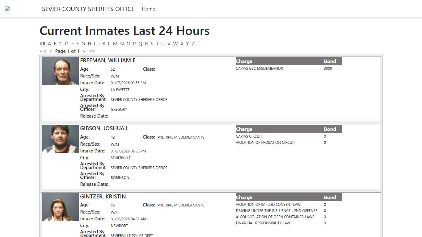 Inmates - ISOMS Portal